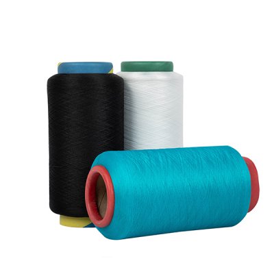 Covered spandex yarn